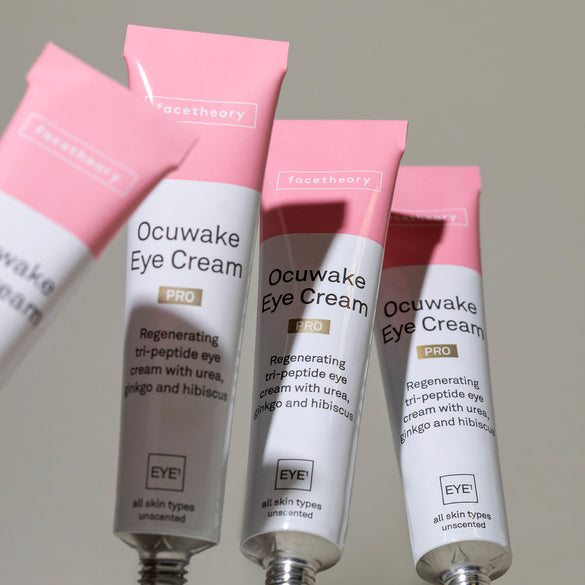 Ocuwake Eye Cream EYE1 PRO with Peptides, Hexylresorcinol, Ginkgo Biloba and Hibiscus