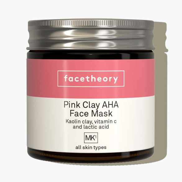 Pink Clay AHA Face Mask MK1 with Kaolin Clay and Pomegranate