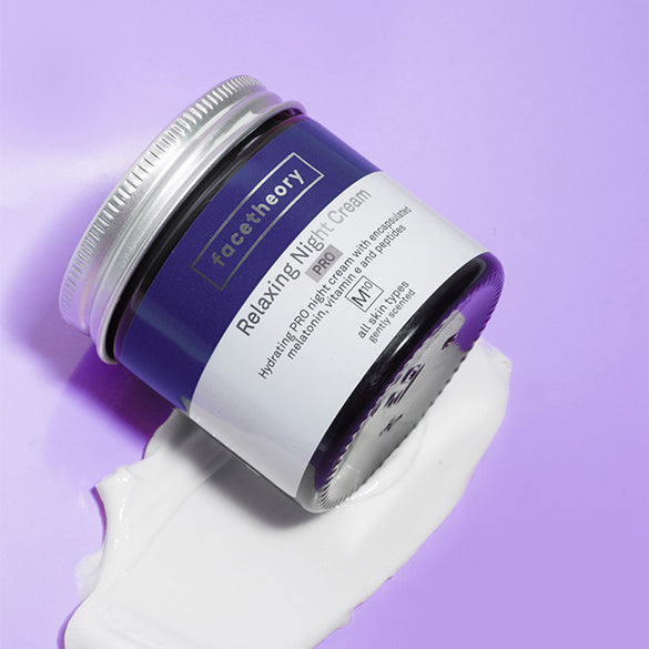 Relaxing Night Cream M10 PRO with Encapsulated Melatonin, Vitamin E and Peptides